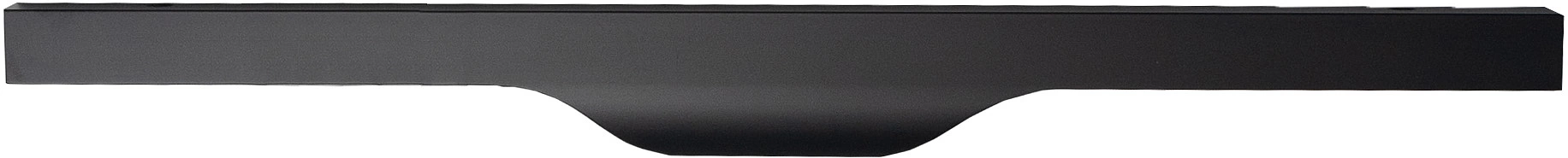 Ручка меб. накладная алюм. LINEA 320/397 черный матовый, AKS - фото 4