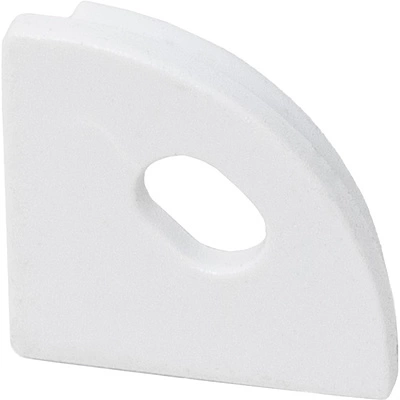 Заглушка к алюминиевому профилю ORION-1616C, форма четверть круга, цвет серый, AKS - фото 3