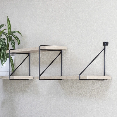 Полкодержатель мет. FANTOM 166*209 черный AKS - фото 5