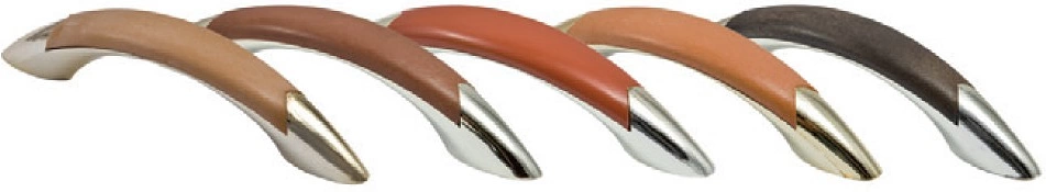 Ручка меб. скоба пластик. PATREX №10, 96 золото/ольха (26) AKS - фото 1