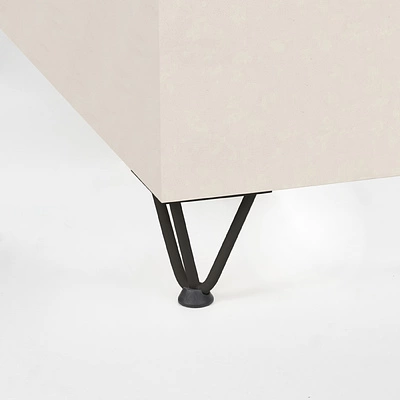 Опора меб. FLASH h110, черный AKS (без саморезов) - фото 3