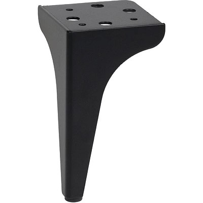 Опора меб. мет. STELLAR h150 угловая черный матовый AKS - фото 1