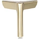 Опора меб. мет. TRIADA h120 угловая матовое золото AKS - фото 3
