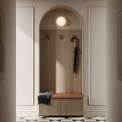 Крючок меб. трехрожковый мет. RONDO черный матовый AKS - фото 9