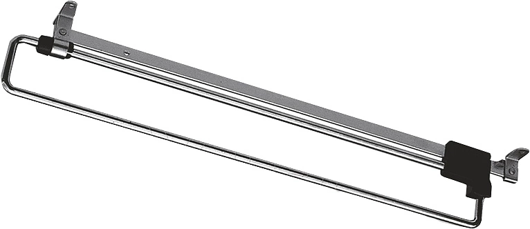 Выдвижная вешалка L-250, хром/черный AKS - фото 1