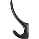 Крючок меб. трехрожковый мет. ROMA черный матовый AKS - фото 3
