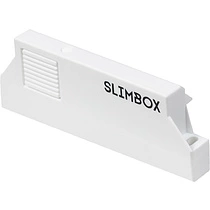 Ручка с поводком внутреннего ящика Slimbox AKS 13,5 мм белая