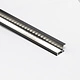 Профиль алюминиевый накладной/торцевой CAPELLA-3018B, с экраном, цвет черный, 2м (для 18 ДСП), AKS - фото 4
