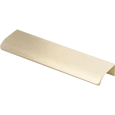 Ручка меб. накладная алюм. MONBLAN 160/200 брашированное золото, AKS - фото 1