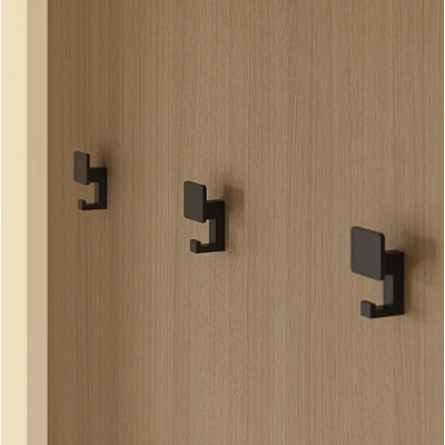 Крючок меб. двухрожковый мет. QUADRA черный матовый AKS - фото 8