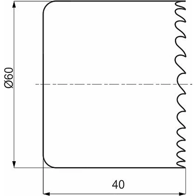 Коронка d60мм универсальная BI-METAL MATRIX - фото 2