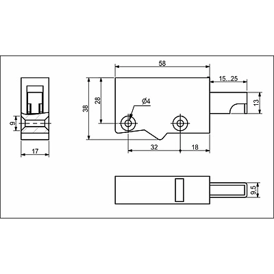 Навес кухонный регулируемый (простой) белый (уп/4шт) SAZ - фото 2