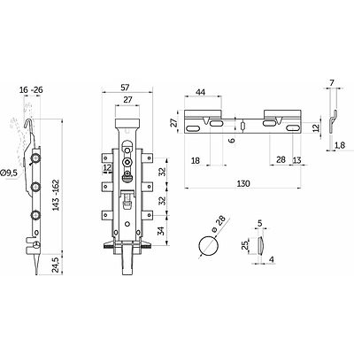 Навес кухонный универсальный регулируемый TITAN AKS - фото 2