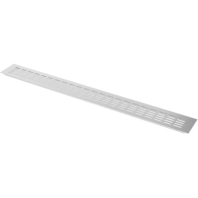 Решетка вентиляционная 800х80мм серебро алюминий AKS - фото 1