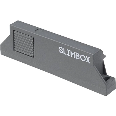 Ручка с поводком внутреннего ящика Slimbox AKS 8,5мм графит - фото 1