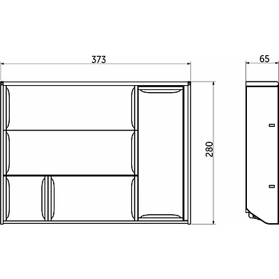 Вкладыш 30/400 шуфлядный металлический Organizer нержавеющая сталь (373*280*65) AKS - фото 5