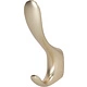 Крючок меб. двухрожковый мет. ROMA брашированное золото AKS - фото 1