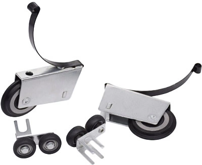 Комплект роликов SENATOR открытый для 1 раздвижной двери AKS PLUS 80 кг усиленные верхний подшипник - фото 1