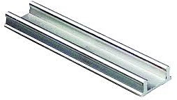 Профиль алюминиевый SISO направляющая нижняя L-2000 мм - фото 1