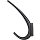 Крючок меб. двухрожковый мет. SKY черный матовый AKS - фото 3
