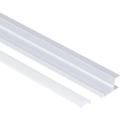 Профиль алюминиевый накладной/торцевой CAPELLA-3016A, с экраном, цвет алюминий, 2м (для 16 ДСП), AKS - фото 3