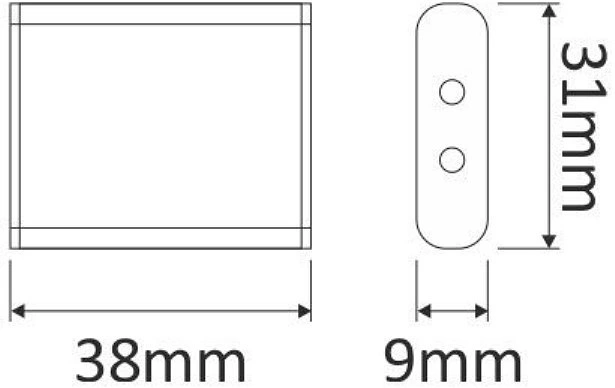 Выключатель бесконтактный на взмах, накладной, 12/24V, 36/72W, Move, HLT - фото 2