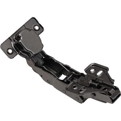 Петля 165° накладная с доводчиком 48мм h2 clip-on PRIME by AKS черный никель (саморезы, заглушки) 0-е вхождение (упак. = 2 шт.) - фото 3