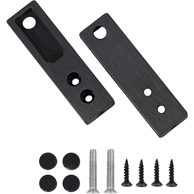 Держатель штанги гардеробной прямоуг. FAME LUMI/1 концевой, черный браш AKS - фото 3