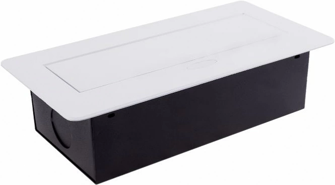 Выдвижной удлинитель Nova, 3 розетки, белый, AKS - фото 3