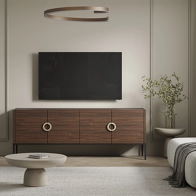 Ручка меб. скоба мет. DAY 96 брашированное золото, AKS - фото 8