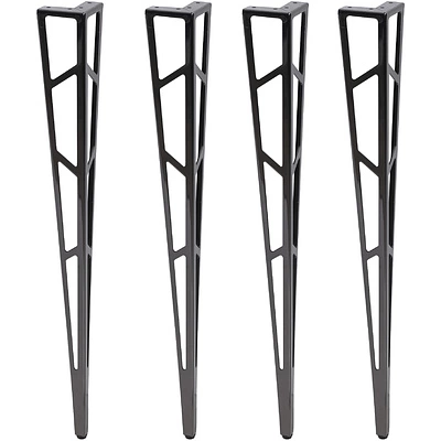 Опора меб. TECHNO h720, черный хром (1 упак. = 4 шт.) AKS - фото 3