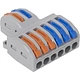 Соединитель электрический, клеммный, PCT-623, на две/шесть линий, проходной, быстрозажимной, GS - фото 1