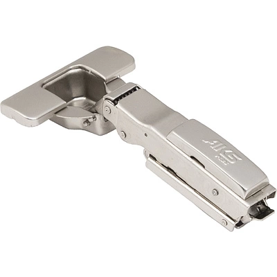 Петля накладная с доводчиком 48мм h0 clip-on AKS PLUS 3D узкая (саморезы, заглушки) - фото 1