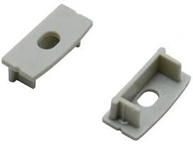 Заглушка к алюминиевому профилю SIRIUS-2310M, серый, AKS - фото 1