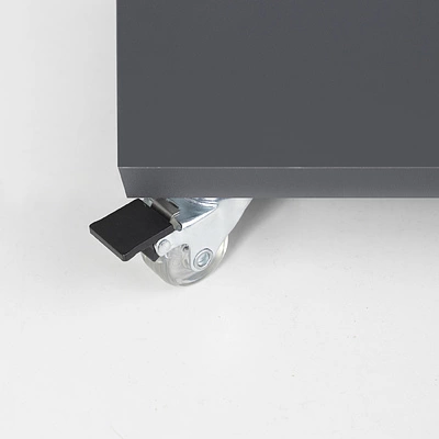 Колесо меб. SHIFT d35 h51 с площадкой с торм., прозрачный AKS - фото 4