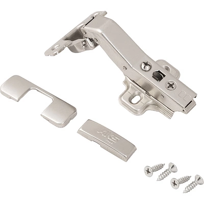 Петля угловая 45° с доводчиком 45мм h0 clip-on AKS PLUS (саморезы, заглушки) - фото 3