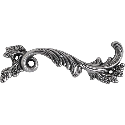 Ручка меб. скоба мет. NATURA 96 античное серебро правая AKS - фото 5