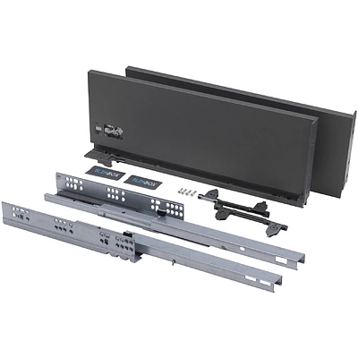 Система ящиков Slimbox AKS L-300 H=175 графит PUSH TO OPEN ДСП16мм - фото 4