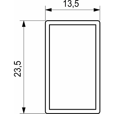 Передний поперечный рейлинг внутреннего ящика Slimbox L-1100 графит - фото 2