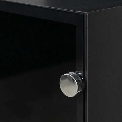 Петля д/стекла внутренняя с пружиной h0 slide-on AKS (круглая заглушка хром) - фото 5