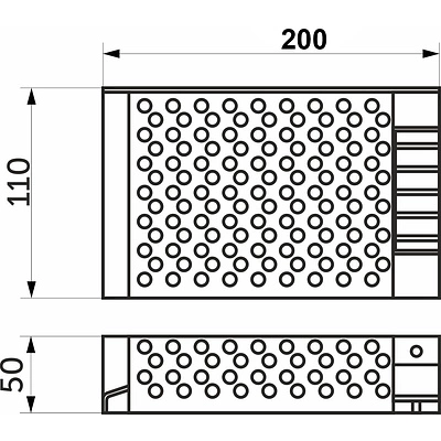 Блок питания Indoor 250W/12V, без вилки и коннектора, AKS - фото 2