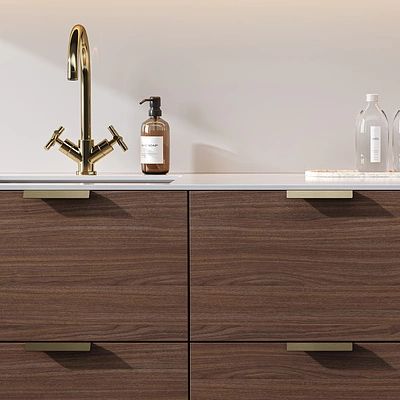 Ручка меб. накладная алюм. GEOS 960/1000 черный матовый, AKS - фото 7