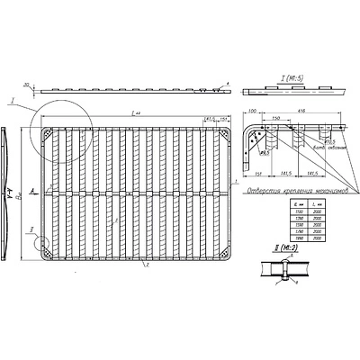 Основание под матрас 1600x2000мм ЭКОНОМ разборное BY (с опорами L-250мм) - фото 2