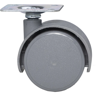 Колесо меб. пласт. d40 с площадкой, серый AKS - фото 3