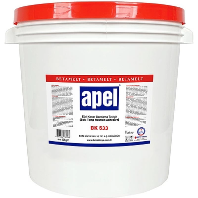 Клей-расплав Apel BK533 высокотемпературный натуральный 25 кг. - фото 1