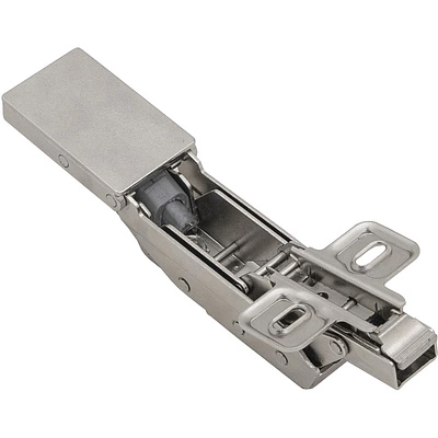 Петля д/стекла накладная с доводчиком h0 clip-on AKS PLUS (саморезы, заглушки) под клей - фото 4