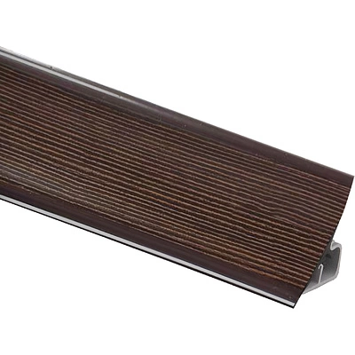 Плинтус ПВХ к столешнику LР лимба шоколадная (35) EL-MECH-PLAST (1шт=3м.п.) - фото 1