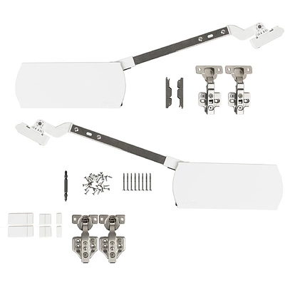 Подъемный механизм верхний LD с доводчиком на две двери PRIME by AKS ZEVS белый - фото 3