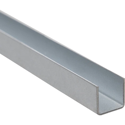 Профиль алюминиевый SLIDE серебро направляющая нижняя LAGUNA (L-2500) ( сверху шина К-075) - фото 1