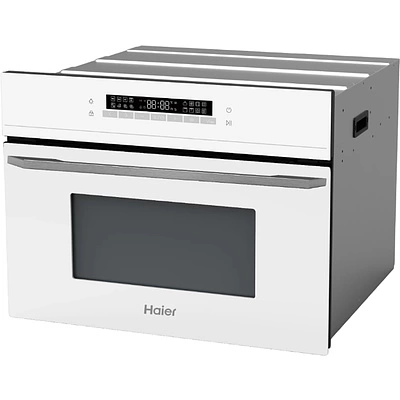 Компактный духовой шкаф с СВЧ Haier HMX-BDC399W - фото 3